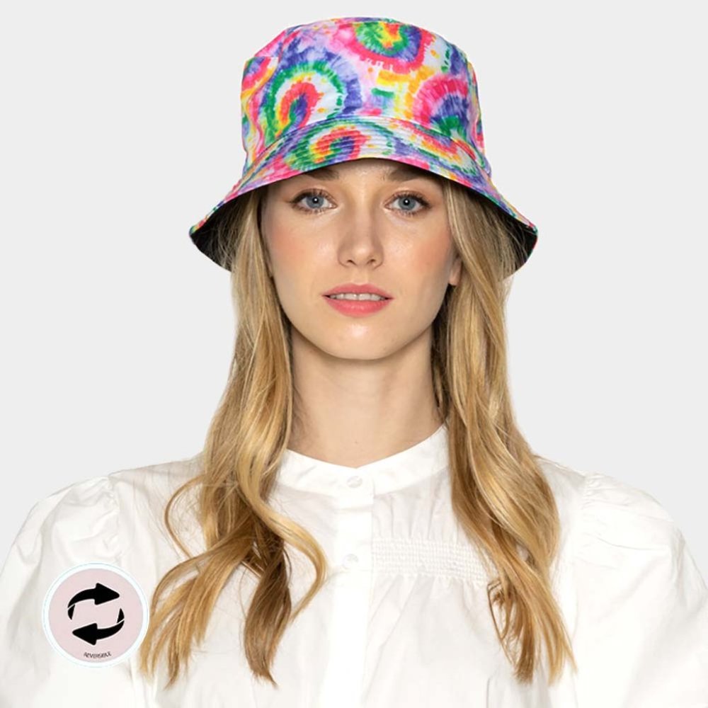 Tye Dye Reversible Bucket Hat